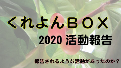 くれよんBOX　2020活動報告